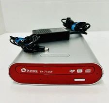 Plextor PX-716UF External DVD/CD Rewritable Drive Burner With Genuine Power Cord