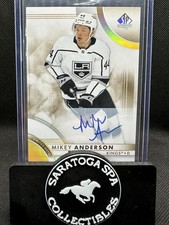 2023-24 SP Authentic Hockey #95 Mikey Anderson LA Kings Limited AUTO #95