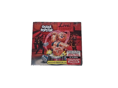 Osaka Popstar Rock'Em O Sock'Em Live!  Sealed- Includes Garbage Pail Kids Card