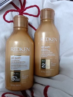 Redken All Soft Shampoo & Conditioner 10.1oz /300ml High End Hair Care SALE !  