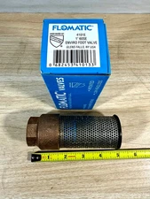 FLOMATIC 1" 60SE 4101E Lead Free Bronze Enviro Foot Valve USA - NOS (G)