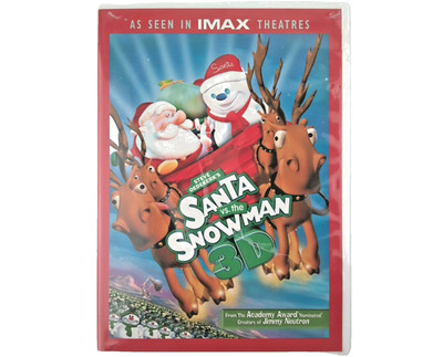 IMAX 3-D Santa vs. the Snowman Christmas Holiday (DVD, 2004, 3-D)  NO GLASSES