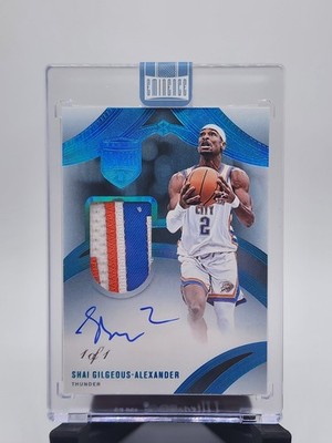 2024-25 Panini Eminence Shai Gilgeous Alexander 1/1 Game Worn Patch Auto