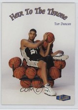 1997-98 Fleer Ultra Heir to the Throne Tim Duncan #7HT HOF 2s2