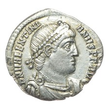 Siliqua Valentinianus I 364-375 n. Chr, VOT / V, R&ouml;misches Reich
