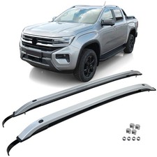 Alu Dachträger Dachreling Silber passt für VW Amarok II ab 2022