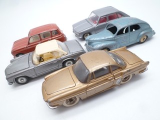 VINTAGE FRENCH DINKY TOY CAR LOT x5 RENAULT 4 16 FLORIDE PEUGEOT 203 MERCEDES SL