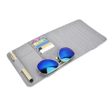 Durable Car CD Sleeve Holder CD Holder Clip Driving License DVD Glasses For ZAMP