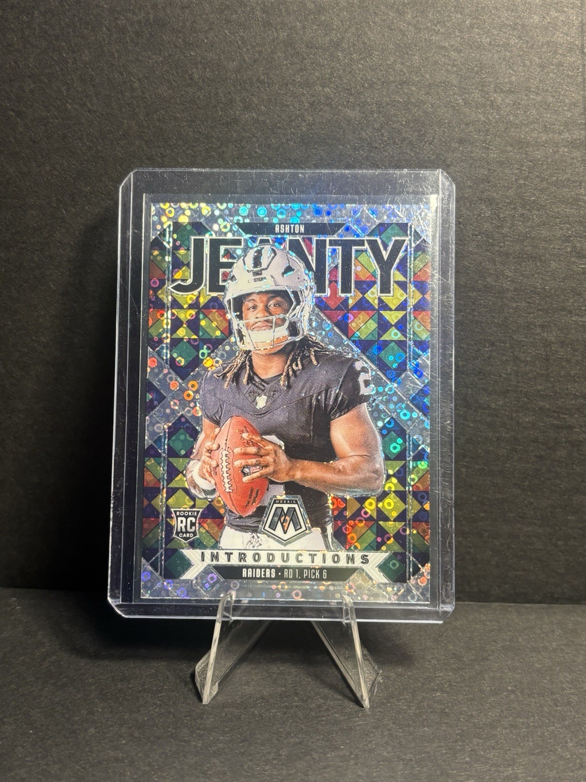 2025 Panini Mosaic Introductions Ashton Jeanty RC No Huddle