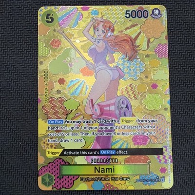 Nami Full Art Foil SP OP08-106 5000 Power Egghead One Piece