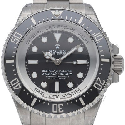 ROLEX Sea-Dweller Deepsea Challenge Watch 126067 titanium mensWatch black br...