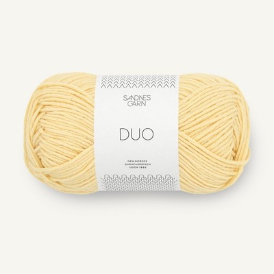 DUO von SANDNES GARN - LIGHT YELLOW (2112) - 50 g / ca. 115 m Wolle