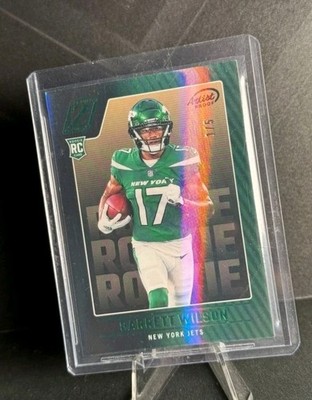 Garrett Wilson 2022 Panini Zenith Football Rookie Green /5 New York Jets 