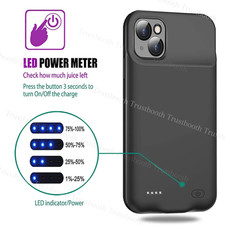 Battery Power Bank Charger Case For iPhone 14 13 Mini 12 Pro 11 Charging Cover