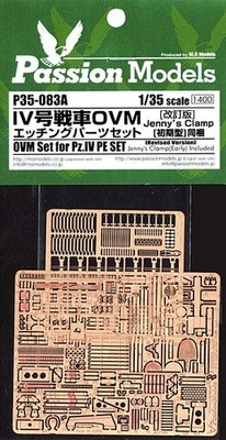 Passion Models P35-083A 1/35 OVM Set for Pz.IV ''Pe-Set'' including Jenny's Clamp