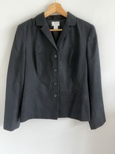 Ann Taylor Loft Women  s Blazer Size8 Career Capsule 100 Wool 4Button Lined Work