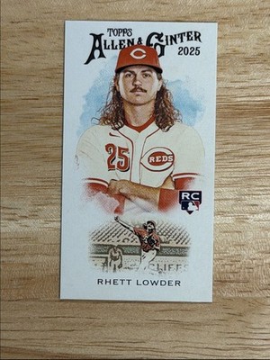 2025 Topps Allen & Ginter Mini N22 Rhett Lowder RC Cincinnati Reds #N222-26
