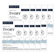 Bar Soap, Original Scent, 10 count, 4 oz (Pack of 8, total of 80 Bars)