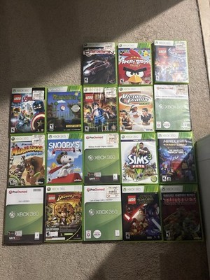 Xbox 360 Game Lot 18+ Games Minecraft Halo 4 LEGO Star Wars Sonic More Bundle