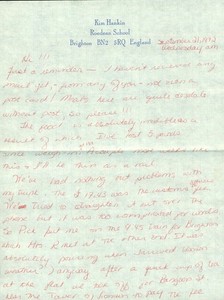 Boarding School Girl Heiress Letter Roedean Brighton England Riverdale Bronx NYC