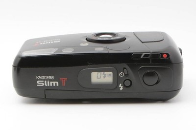 Yashica T4 Carl Zeiss Tessar 35mm Film Camera Kyocera Slim T Black