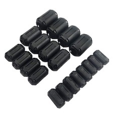 20Pcs Clip-on Ferrite Ring Core Ferrite Bead RFI EMI Noise Suppressor Cable Clip