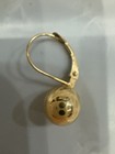 Vtg 14kt Solid Gold .479g Hobe Single Earring Marked & Tested   — photo 1
