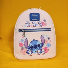 Loungefly Disney Lilo And Stitch Ducks Floral Mini Backpack Soft Tag NEW