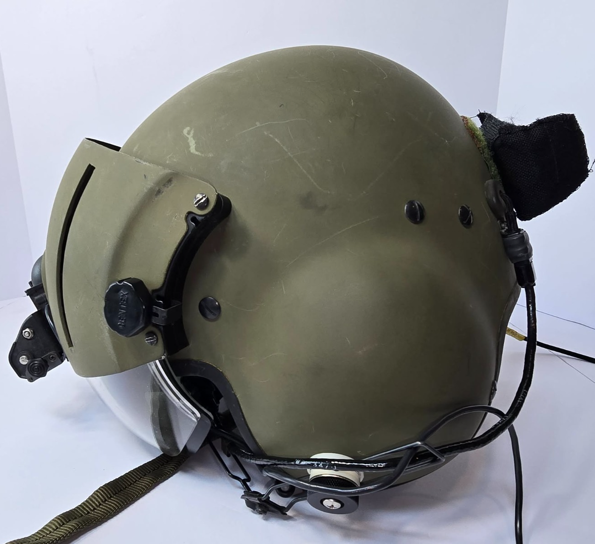 Vintage Gentex SPH4B Flight Helmet w/ Dual Visor & NVG Mount Size