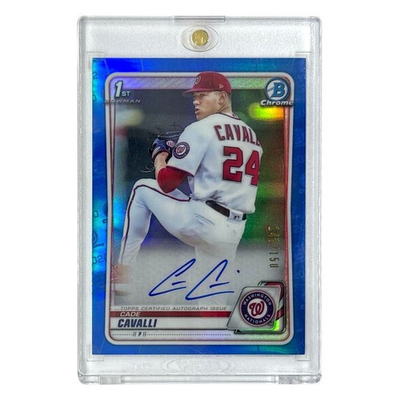 #ad TOPPS MLB BOWMAN CHROME 1ST CADE CAVALLI WASHINGTON ATTACHMENT 150 #CDA CCA 6 $213.23