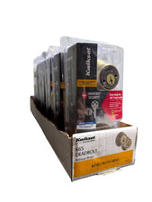 Kwikset SmartKey Security 665 Microban Double Cylinder Deadbolt Antique Brass
