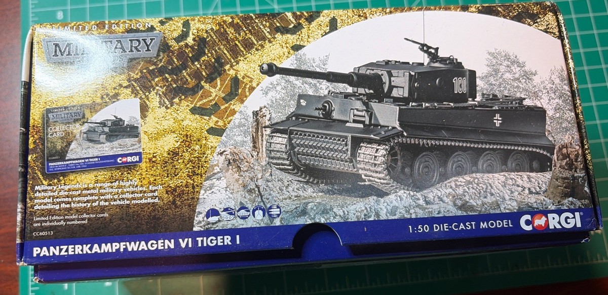 Corgi CC60513 Tiger I Panzerkampfwagen VI 1:50 Die-Cast New 