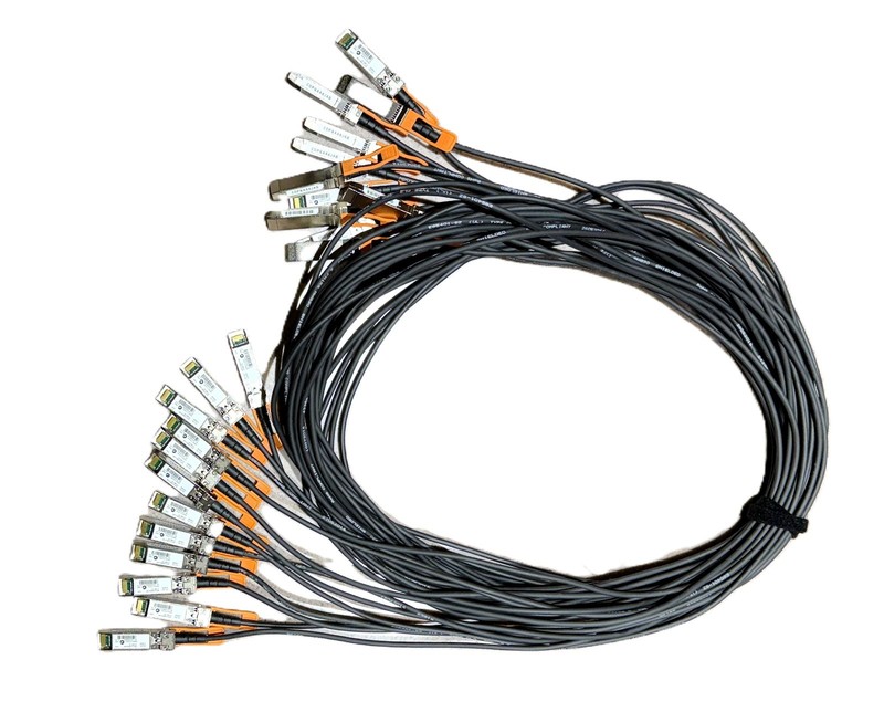 Lot of 12 Cisco SFP-H10GB-CU3M (37-0961-03) Copper Twinax 3 Meters Cables
