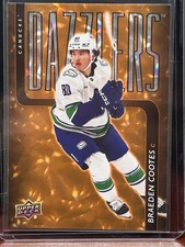 Upper Deck Series 2 Dazzlers Orange #DZ-97 Braeden Cootes Canucks 2025-26 NHL