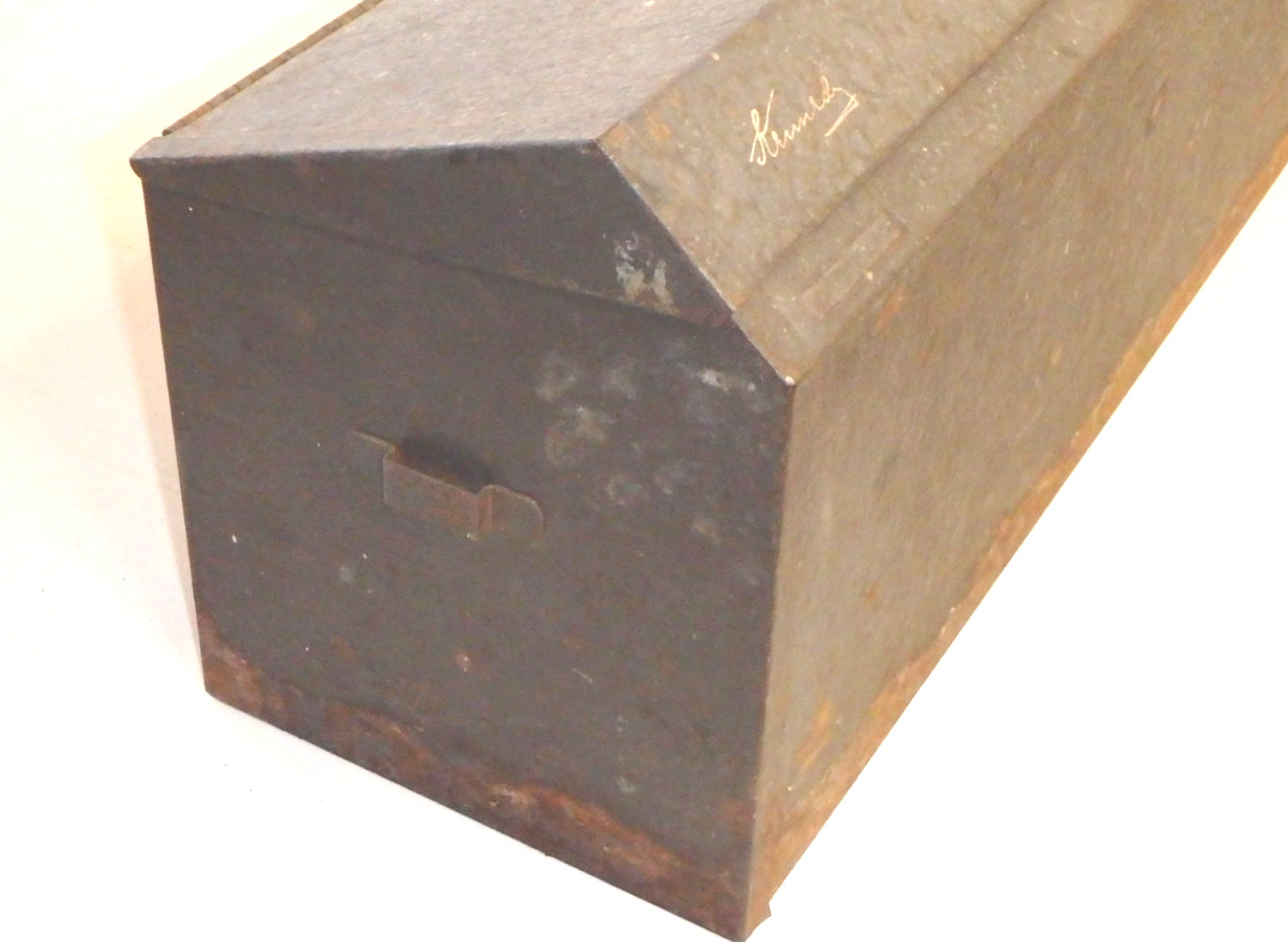 Reduced - Vintage Kennedy K-32,  Gable Top Tool Box,  32"X10"X8"