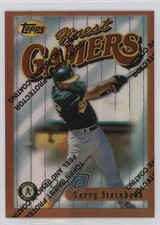 1996 Topps Finest Refractor Terry Steinbach #32 14mw