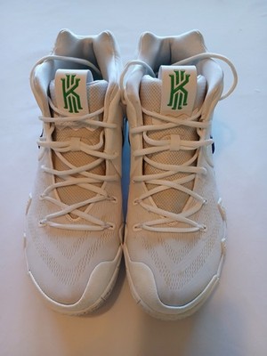 Nike Kyrie IV 4 Seattle Seahawks Shoes Mens 13 White Blue 2018 943806-103