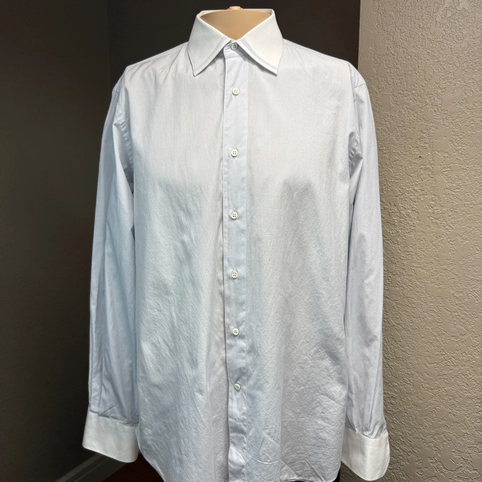 Желтовато-коричневая мужская сорочка Stefano Ricci для Battaglia Beverly Hills 16–41 на резинке - Изображение 4 из 4