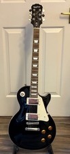 Epiphone electric guitars used, Epiphone Les Paul Standard Black, with Hard case