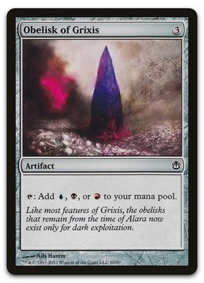 Obelisk of Grixis #60 (LP) Duel Decks: Ajani vs. Nicol Bolas DDH Magic MTG