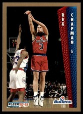 1992-93 Fleer Rex Chapman Washington Bullets #229