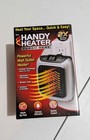 Handy Heater Turbo Heat Plug In Wall Outlet Space Heater 800W Digital Thermostat