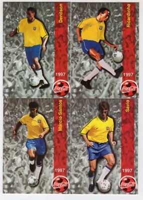 PANINI COCA-COLA 1997 - BRASIL SAVIO / RICARDINHO DENILSON / MARCIO SANTOS