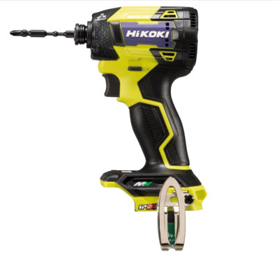 HiKOKI WH36DD (NNY) Spider Yellow Impact Driver   With Bit, 36V Compatible