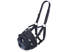 Tough 1 Muzzle Large Hole Easy Breathe Poly Nylon Grazing 52-936