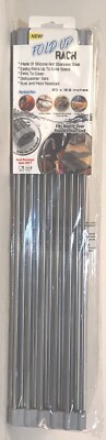 Tekno Fold Up Rack 20 X 12.5 Inches Silicone & Stainless Steel Rolls For Storage