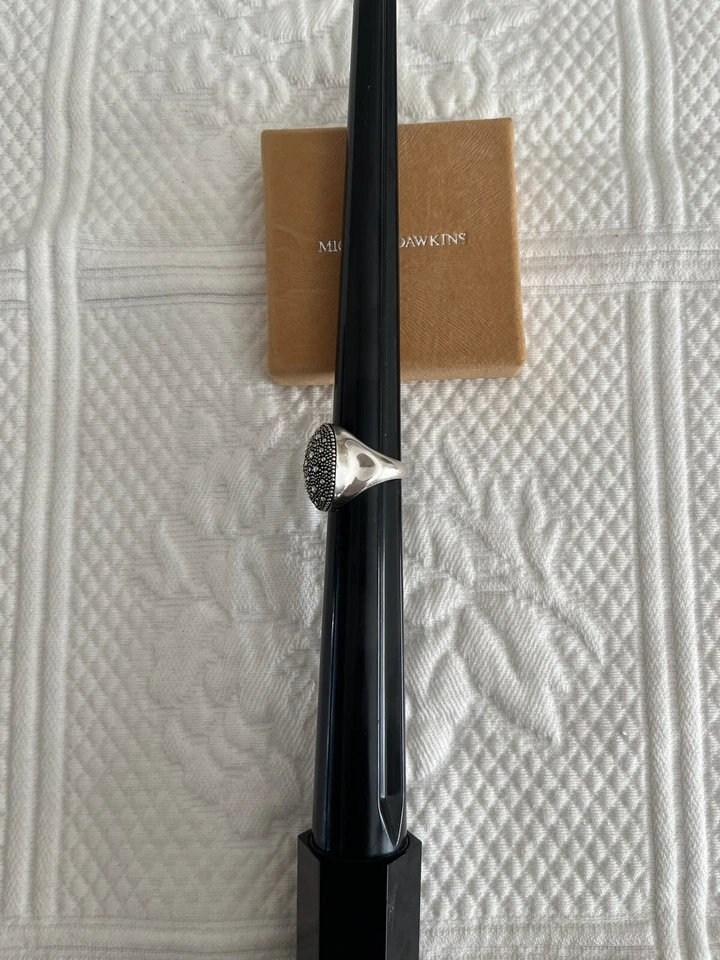 Anillo Cúpula Noche Estrellada Michael Dawkins Plata Esterlina, Talla 10 Foto 4 de 4