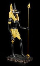 Anubis Figur - groß - Ägypten Gottheit Schutzpatron Dekostatue 