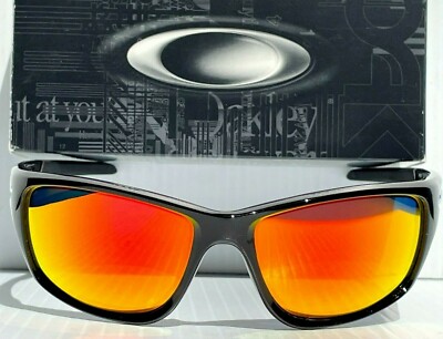 NEW* Oakley CANTEEN Black Shiny w POLARIZED Galaxy RUBY Iridium