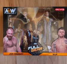 AEW Unrivaled Full Gear Target Exclusive 2 Pack Figures Jon Moxley And MJF New